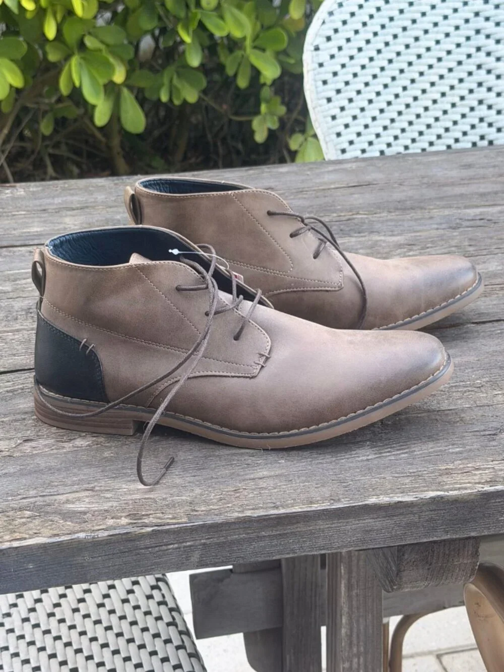 NWT Deer Stags Mark Dress Memory Foam Comfort Lace-up Ankle Boots Size 9M Brown